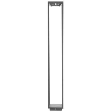 Imagem de Zafferano – Luminária Solar Home Large (Cinza Escuro) LED 3000K com Sensores e Painel Solar | Autônoma, Estilo Lanterna Moderna, IP54 e Estaca p/Solo | Ideal p/Jardins e Áreas Externas