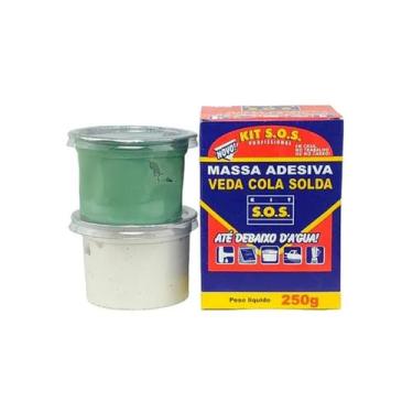 Imagem de Kit S.O.S Massa Adesiva - 250GR - SOS