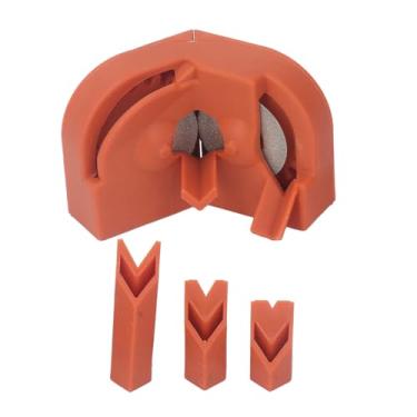 Imagem de Ferramenta Eficiente de Afiador de Broca para Artesãos, Feita de Material ABS, Com Dois Discos de Retificação e Três Flautas para Afiar Brocas HSS e de Metal Duro