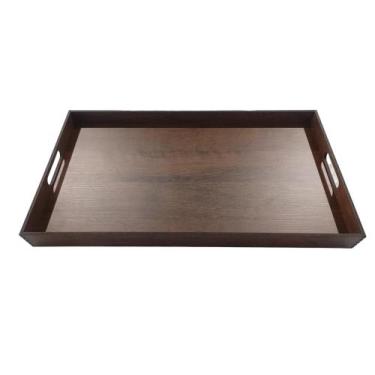 Imagem de Bandeja organizadora em madeira mdf 66cm retangular cantinho do café -