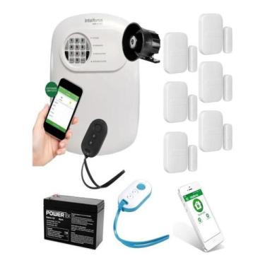 Imagem de Kit Alarme Intelbras Anm 24 Net C/ 6 Sensor Xas 4010 Smart