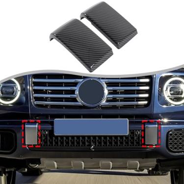 Imagem de Capa de acabamento de painel de para-choque dianteiro para Mer@cedes Benz G-Class AMG Wagon Cross Country SUV W463 G550/G63/G63 AMG/G500/G350 2025 2026+ ABS Capa decorativa de para-choque dianteiro