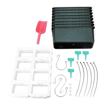 Imagem de Canteiros de flores levantadas na parede de parede vertical para a varanda Gardening Gardening feita de PP Abs Ambiental Friendly Materiais Projeto de Economia de Espaço (Od verde)