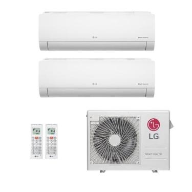Imagem de Ar-Condicionado Multi Split Inverter LG 24.000 (2x Evap HW 12.000) Que