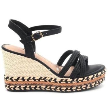 Imagem de Sandália Dakota Anabela Tiras Espadrille Feminino Y6381-Feminino