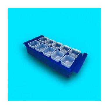 Imagem de Forma de Gelo Desmontável 10 Cubos  Prática e Higiênica - BUDEPLAST, V