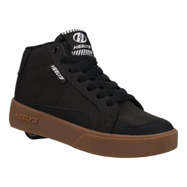 Imagem de HEELYS Tênis infantil unissex com salto com rodas Digi, Preto/Goma, 21