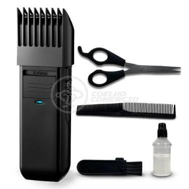 Imagem de Máquina De Cabelo Aparador Acabamento Barba Pezinho Pelos - Raymonda
