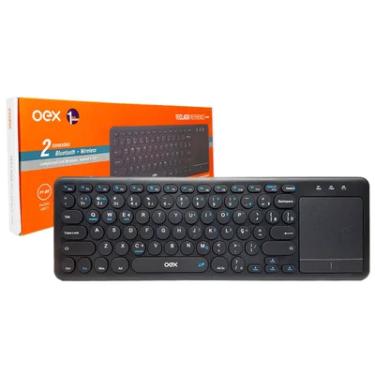 Imagem de Teclado Sem Fio Oex Tc509, Wireless, Abnt2, Design Slim, Receptor Usb, Preto