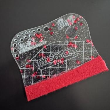 Imagem de Espátula Para Artesanato Soft 15cm Com Feltro Glitter Marpax