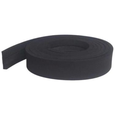 Imagem de Eva Rodape Acabamento Passa Fio 35Mm Autocolante Preto 2,5M - Nova Mol