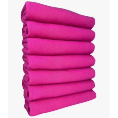 Imagem de 10 panos de copa prato pé de galinha colorido - LMT, PINK