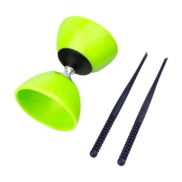 Imagem de Yunhgft Conjunto de Ioiô Chinês Diabolo, Ferramenta de Malabarismo Ideal com Bastões E Cordas para Todas As Idades, Green L