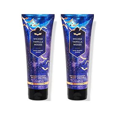 Imagem de Bath & Body Works Wicked Vanilla Woods Ultimate Hydration Cream For Women 8 Fl Oz 2- Pack (Wicked Woods) 16 Ounce