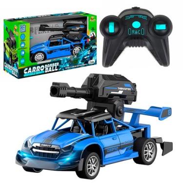 Imagem de Carrinho De Controle Remoto Com Luzes E Lançador De Bolinhas De Gel Pa