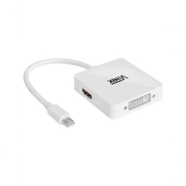 Imagem de Adaptador Mini Displayport X Dvi-hdmi-displayport 3 Em 1 - Mdp-3in
