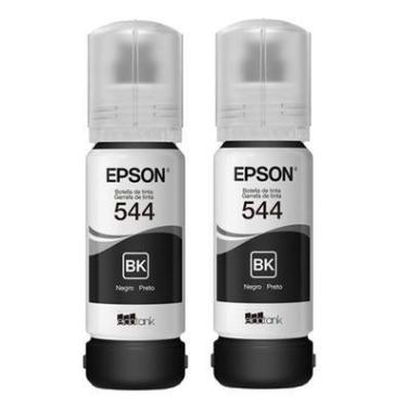 Imagem de Refil Para Epson T544, L3110 L3150 L3210 L3250 L5199, 65ml, 2 unidades - Black