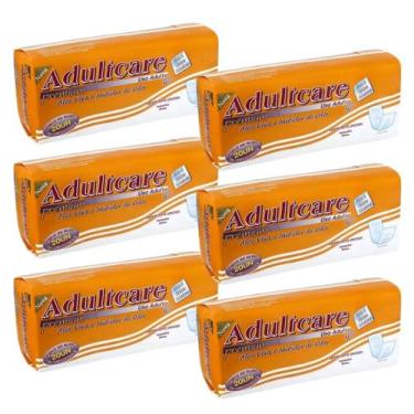 Imagem de Kit 6 Pct Absorvente Geriátrico Adultcare Premium C20 Unissex