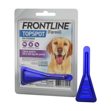 Imagem de Antipulgas e Carrapatos Frontline TopSpot para Cães de 20 a 40 Kg 1 Pipeta