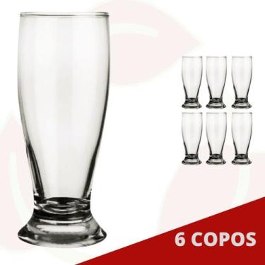Imagem de 6 Copo de Vidro Tulipa Chopp 200ML Nadir Cerveja Drink - NADIR FIGUERE