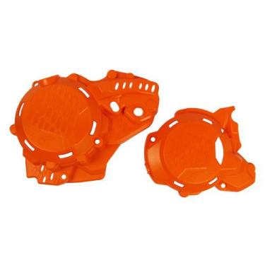 Imagem de Protetor Tampas Motor Amx Ktm Gasgas Husqvarna, Laranja