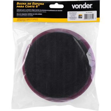 Imagem de Boina Espuma De Corte 6'' Fixa Fácil Vonder