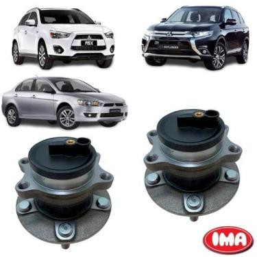 Imagem de Par Cubo Da Roda Traseira Com Rolamento - Asx 2014 A 2017 / Lancer 201