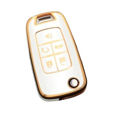 Imagem de Capa De Chave De Carro Chevrolet Opel TPU Para Cruze Malibu Aveo Trax 