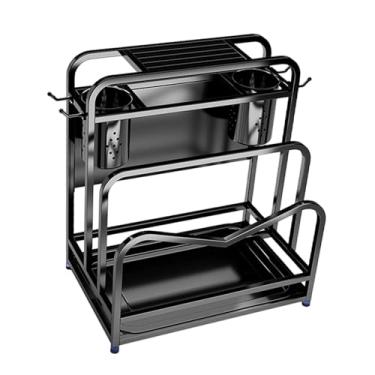 Imagem de Fxzqgnh Suporte para Utensílios de Cozinha, Organizador de Tábua de Corte, Suporte Multiuso de aço Inoxidável para Tábua de Corte, para Panela, Frigideira, Ta, 33.8 Cm X 22 Cm X 36