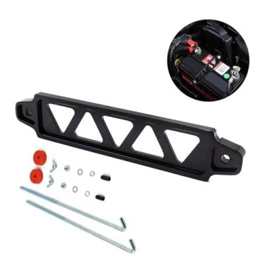 Imagem de 1 peça de suporte de energia para carro preto, suporte de liga de alumínio, conjuntos de bateria vermelha para carros, SUVs, caminhões, trailers