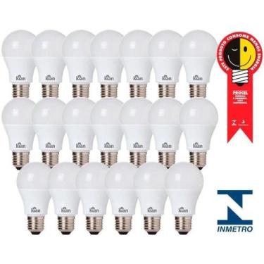 Imagem de Kit 20 Lâmpada Bulbo Led 9w Branco Frio 6500k Bivolt E27 Kian Classic
