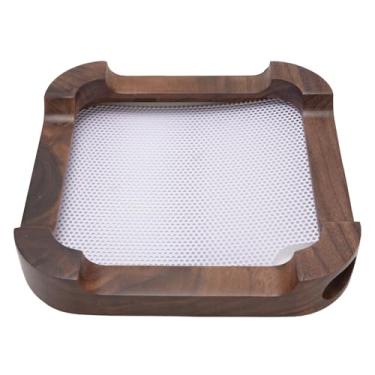 Imagem de aqxreight Palavro de Madeira para Computadores de Computadores de Mesa de Madeira para M4 Com Rede à Prova de Poeira e Estrutura Oca Otimizada para Dissipação de Calor (Noz)