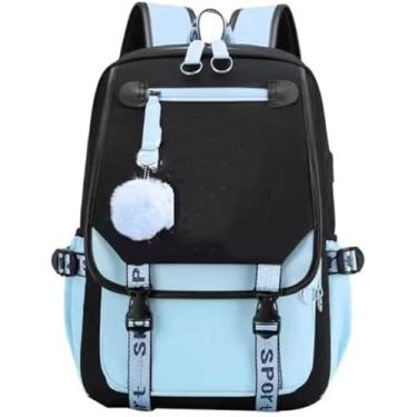 Imagem de Mochila Para Meninas Mochila Casual De Nylon à Prova D'água Para Crianças Mochila De Escola Primária, Pink