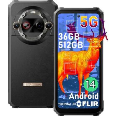 Imagem de Smartphone BLACKVIEW BL9000PRO DUAL 6.78 POLEGADAS 12GB MAIS 512GB 5G 