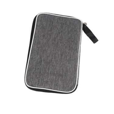 Imagem de oshhni Capa protetora para raquete de tênis de mesa, suporta 2 raquetes e 3 bolas, equipamento esportivo portátil para atividades ao ar livre, capa para