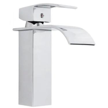 Imagem de Torneira Lavabo Monocomando Cascata Luxo de Bica Baixa - BAR-001 - STILLUS HOME
