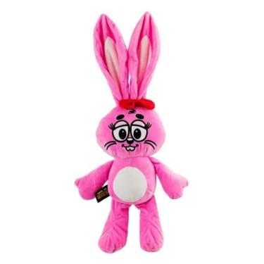 Imagem de Coelho de Pelúcia Dalila, Turma da Mônica Oficial, 50cm Tecido Antialérgico Soft Touch, Turma, Bichinho de Pelúcia