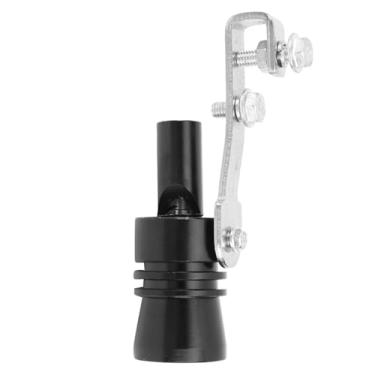 Imagem de Ejoyous Turbo Pipe, Turbo Sound Generator Turbo Afito para Exaustão de Carro Feito de Liga de Alumínio Fácil de Instalar Com o Som de Alívio de Pressão Turbo (Preto)