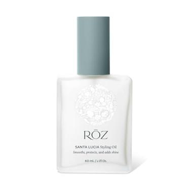 Imagem de RŌZ Óleo para pentear Santa Lucia – óleo de cabelo leve e nutritivo, uma base para o estilo diário, controle de frizz e brilho – protetor térmico, vegano, para todos os tipos de cabelo – 60 ml