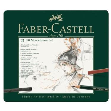 Imagem de Lápis de cor 21 cores Pitt MonoCromático Faber-Castell