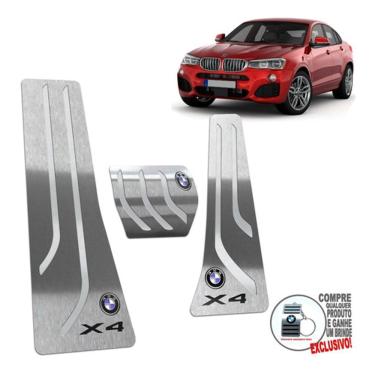 Imagem de Descanso De Pé + Pedaleira Bmw X4 2015 A 2018 Prata
