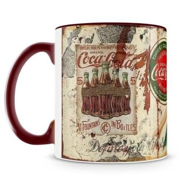 Imagem de Caneca Retrô Coca-Cola 325ml - Design Clássico e Elegante - Amo Caneca