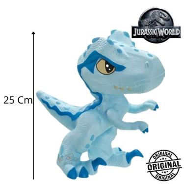 Imagem de Dinossauro Dinos Baby T-rex Jurassic World Mattel 1461 Blue