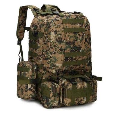 Imagem de Mochila tática grande modular defender 60L - NoBrand, Camuflada digita