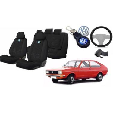 Imagem de Capas de Banco Personalizadas Passat (1976-1999) + Volante + Chaveiro 