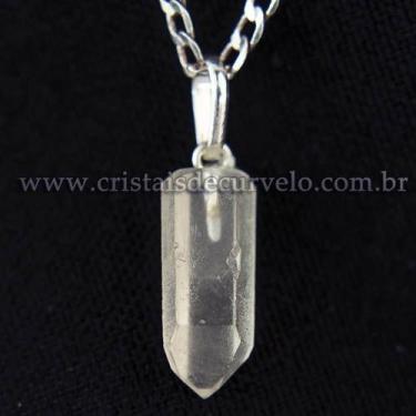 Imagem de Conjunto de 5 Pingentes de Cristal Lemuriano Natural 15mm em Prata 950