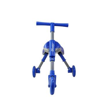 Imagem de Triciclo Infantil Dobrável Leve e Compacto - Clingo - Azul