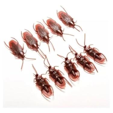 Imagem de 10 Barata de Brinquedo Realista — Diversão Garantida com Pegadinhas Inesquecíveis!