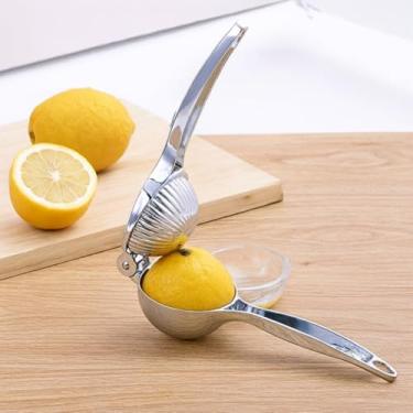 Imagem de Espremedor de Limão em Aço Inox, 22x7cm