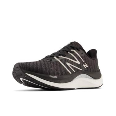 Imagem de New Balance Tênis de corrida feminino FuelCell Propel V4, Preto/branco, 7.5